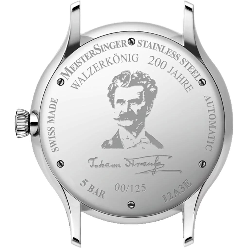 MeisterSinger Edition Johann Strauss Pangaea Limited Edition Men's Watch ED-PMN-STRAUSS