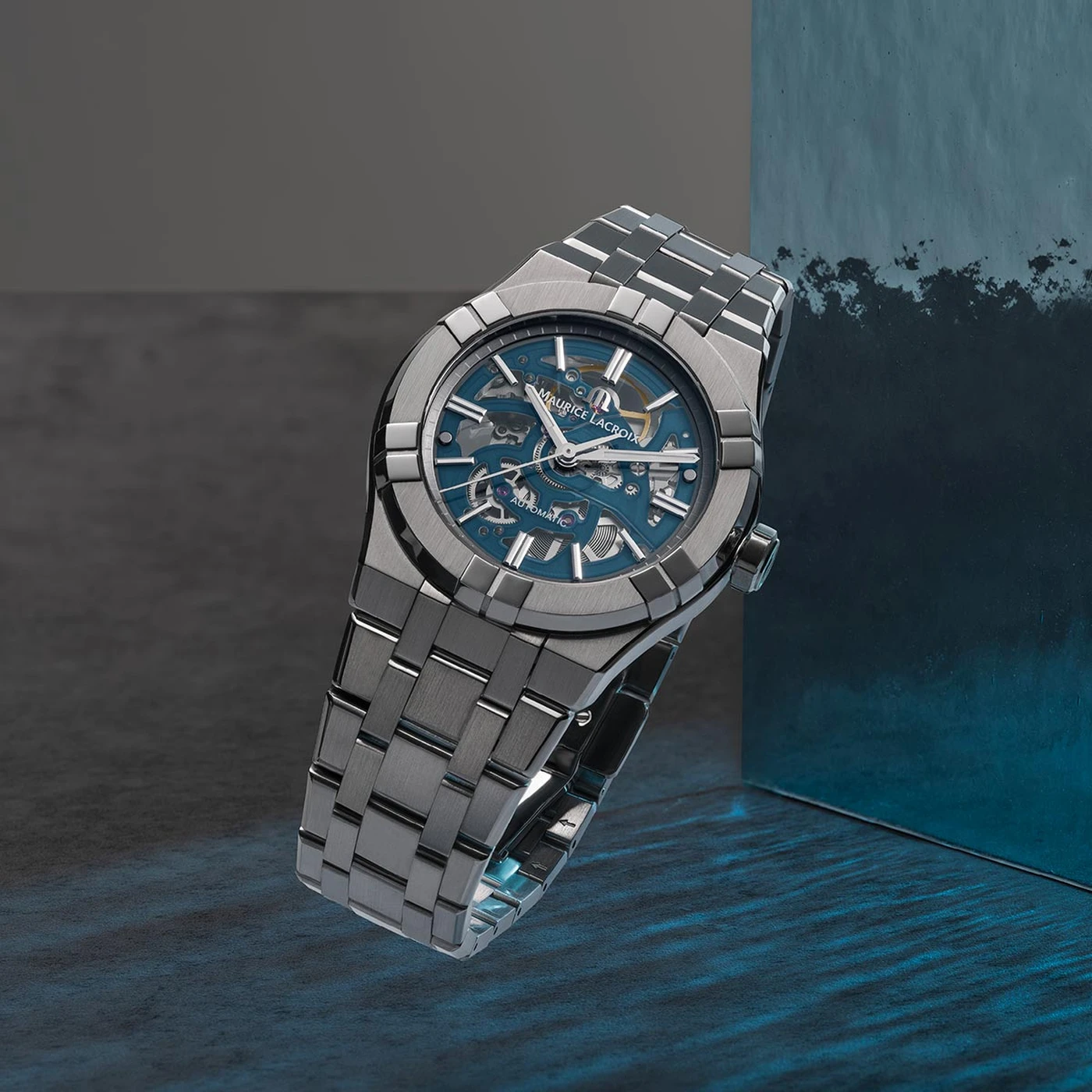 Maurice Lacroix Aikon Skeleton Automatic Men's Watch AI6007-SS002-031-1