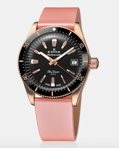 Edox SkyDiver 38 Date Automatic Limited Edition Unisex Watch 80131 37RNC NI