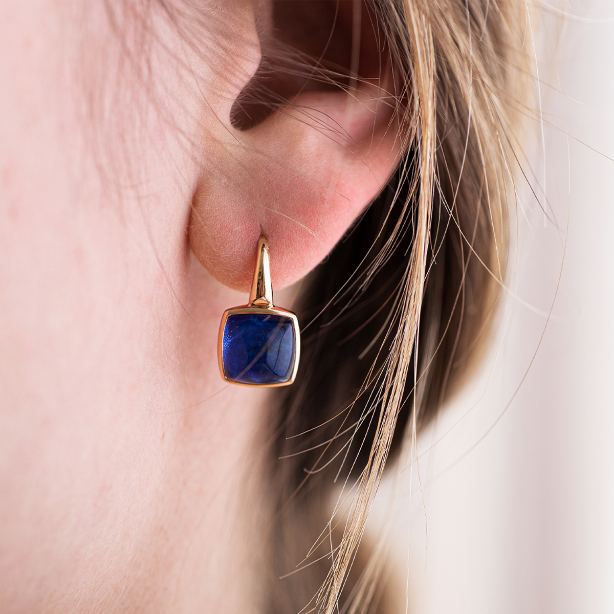 One More Pantelleria 18 carat rose gold earrings 051404NS