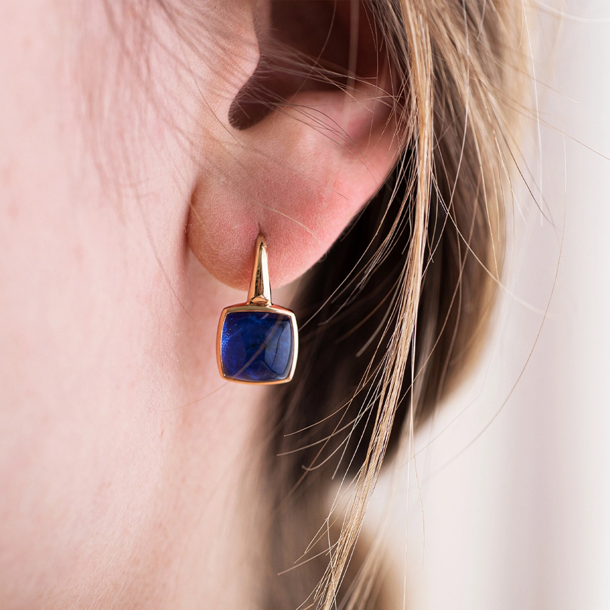 One More Pantelleria 18 carat rose gold earrings 051404NS