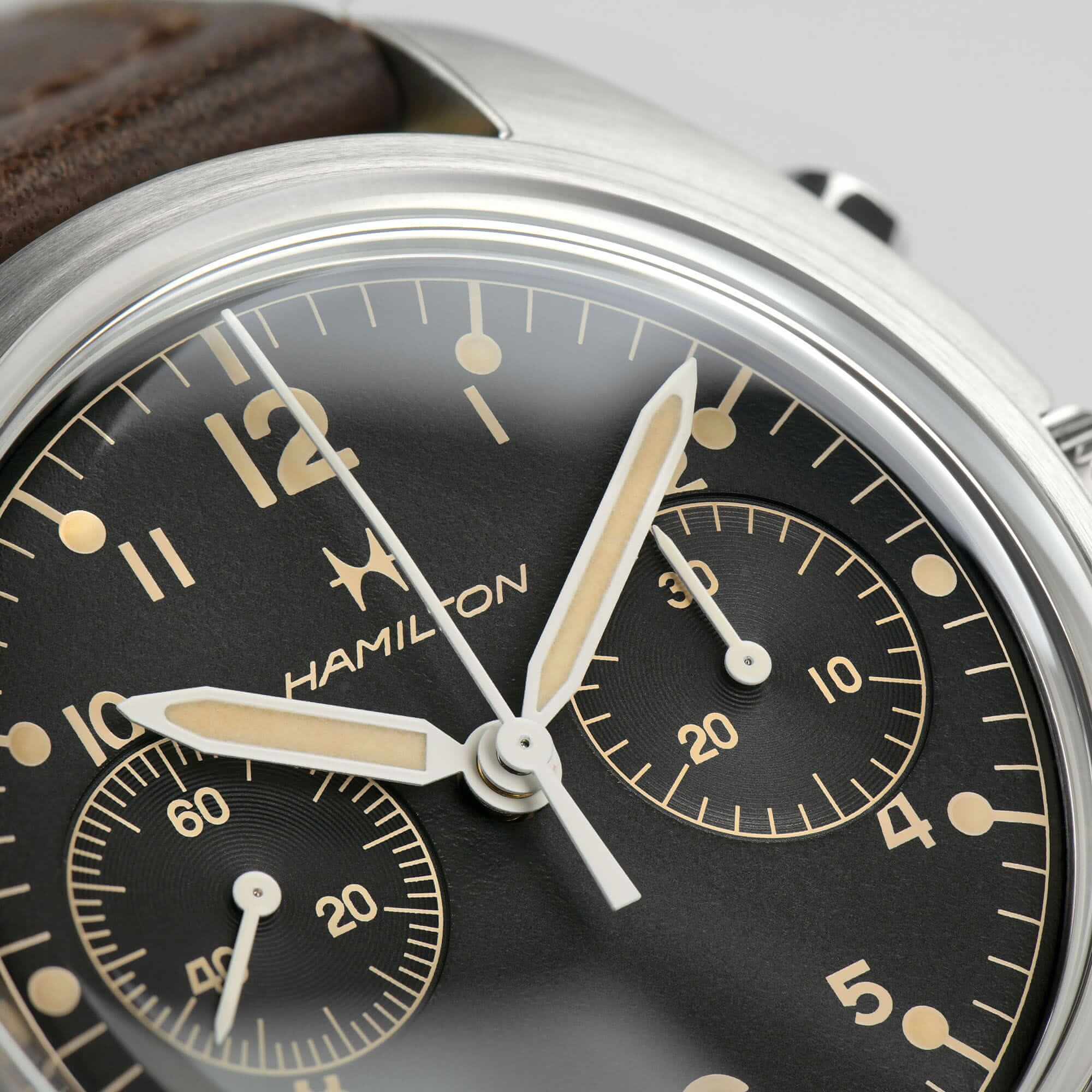 Hamilton Khaki Pilot Pioneer Mechanical Chrono H76409530 Men's Watch