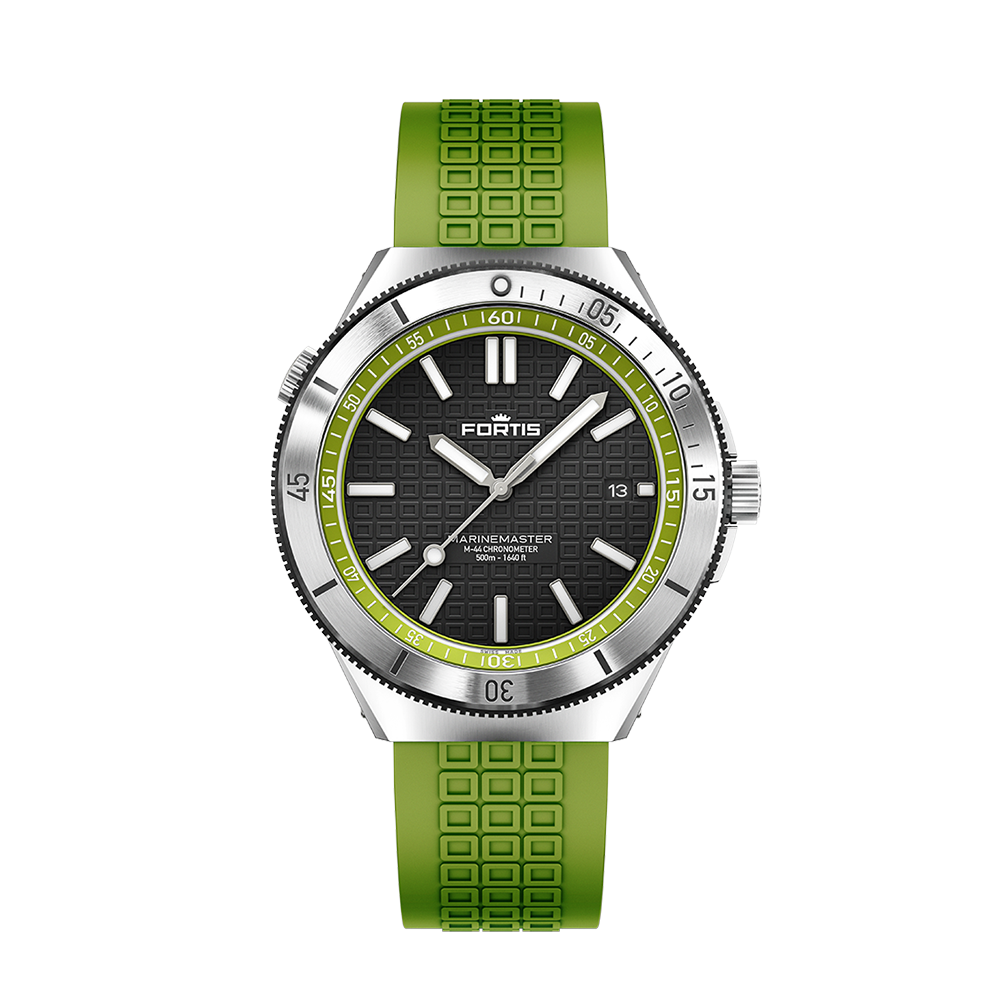 Fortis Marinemaster M-44 Woodpecker Green Men's Watch F8120019