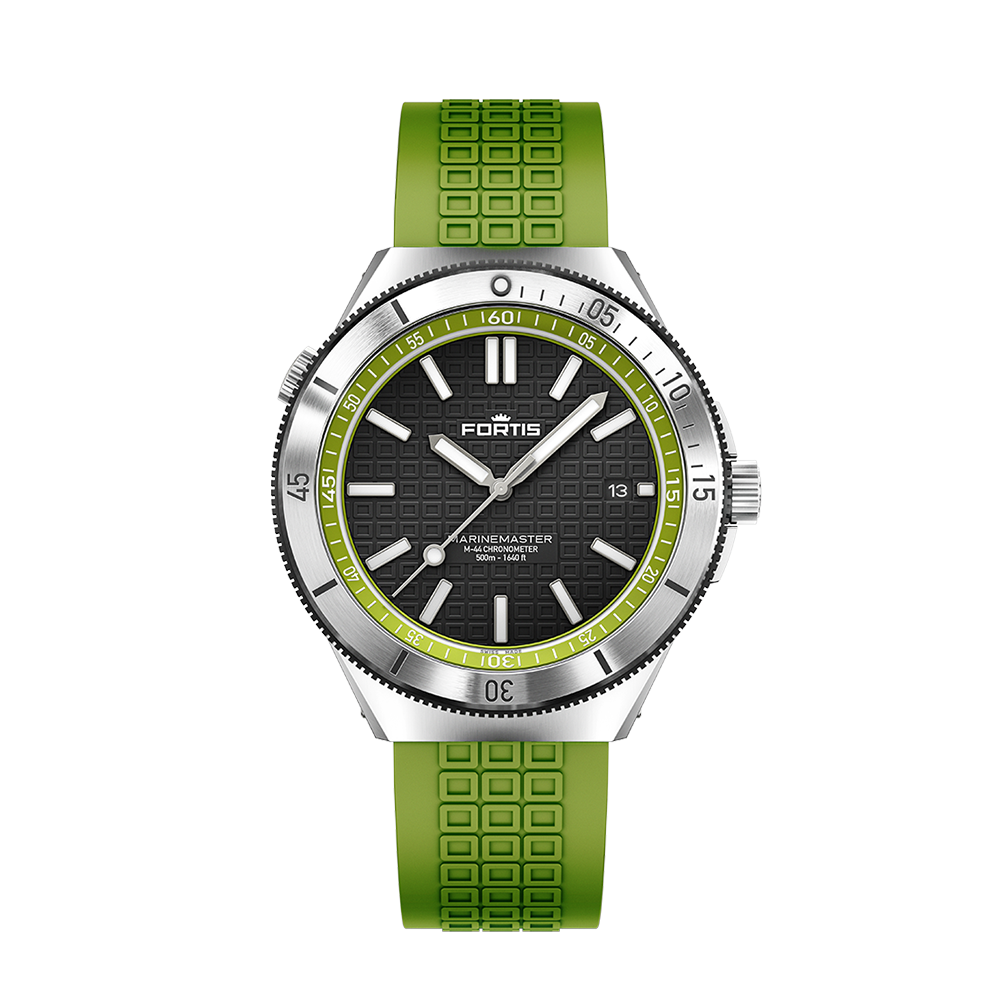 Fortis Marinemaster M-44 Woodpecker Green Men's Watch F8120019
