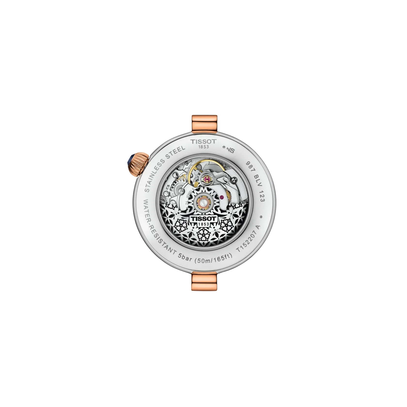 Tissot Désir 28mm, automatic, up to 80 hours power reserve, mother-of-pearl dial ladies' watch T152.207.22.111.00