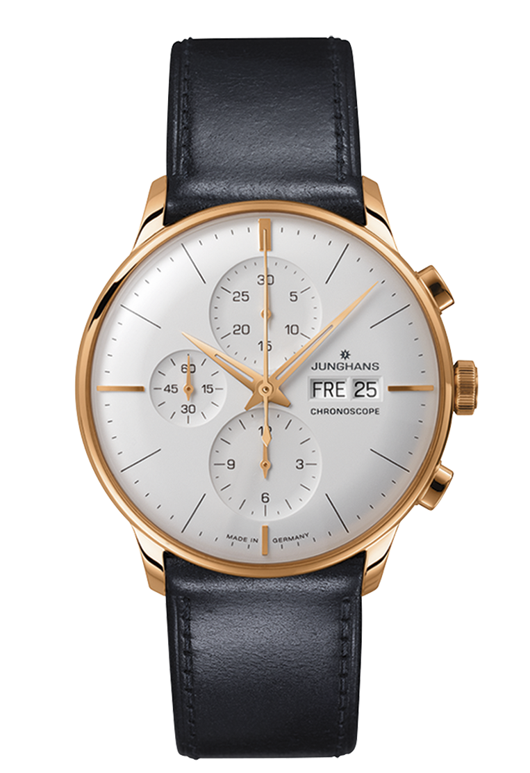 Junghans Meister Chronoscope sapphire glass men's watch 027/7023.02