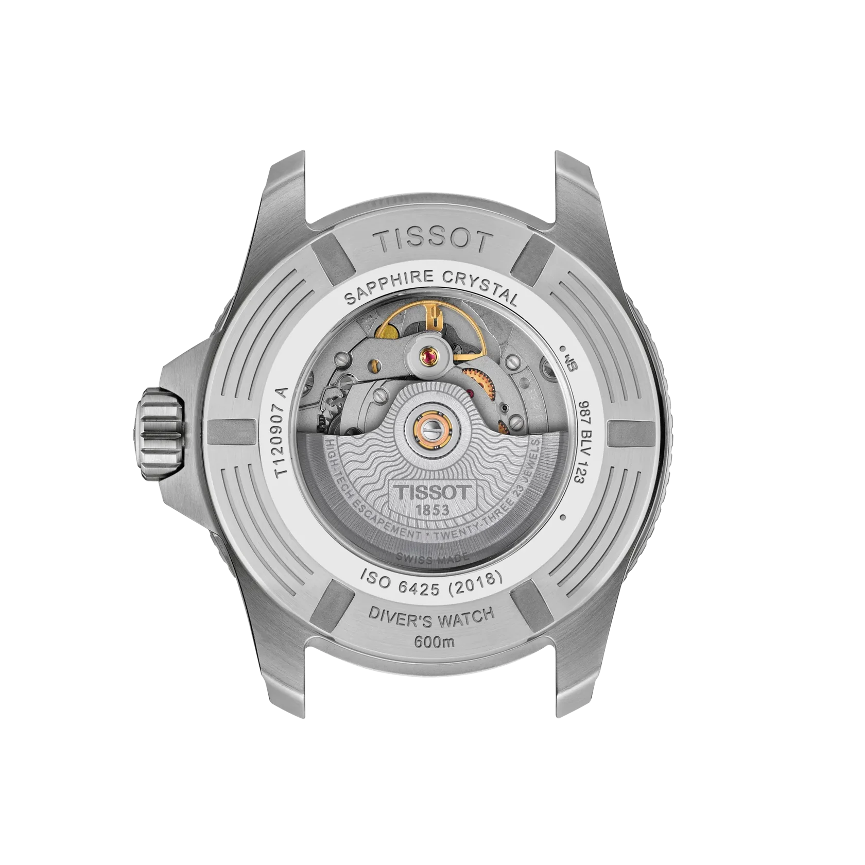 Tissot Seastar 2000 Automatic 44mm, Orange, 80-hour power reserve Men's watch T120.907.17.281.00