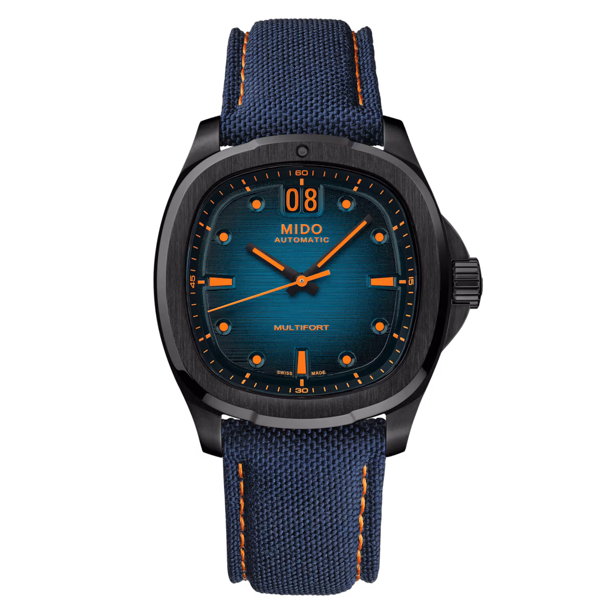 Mido Multifort TV brown rose gold big date men's watch M049.526.37.291.00