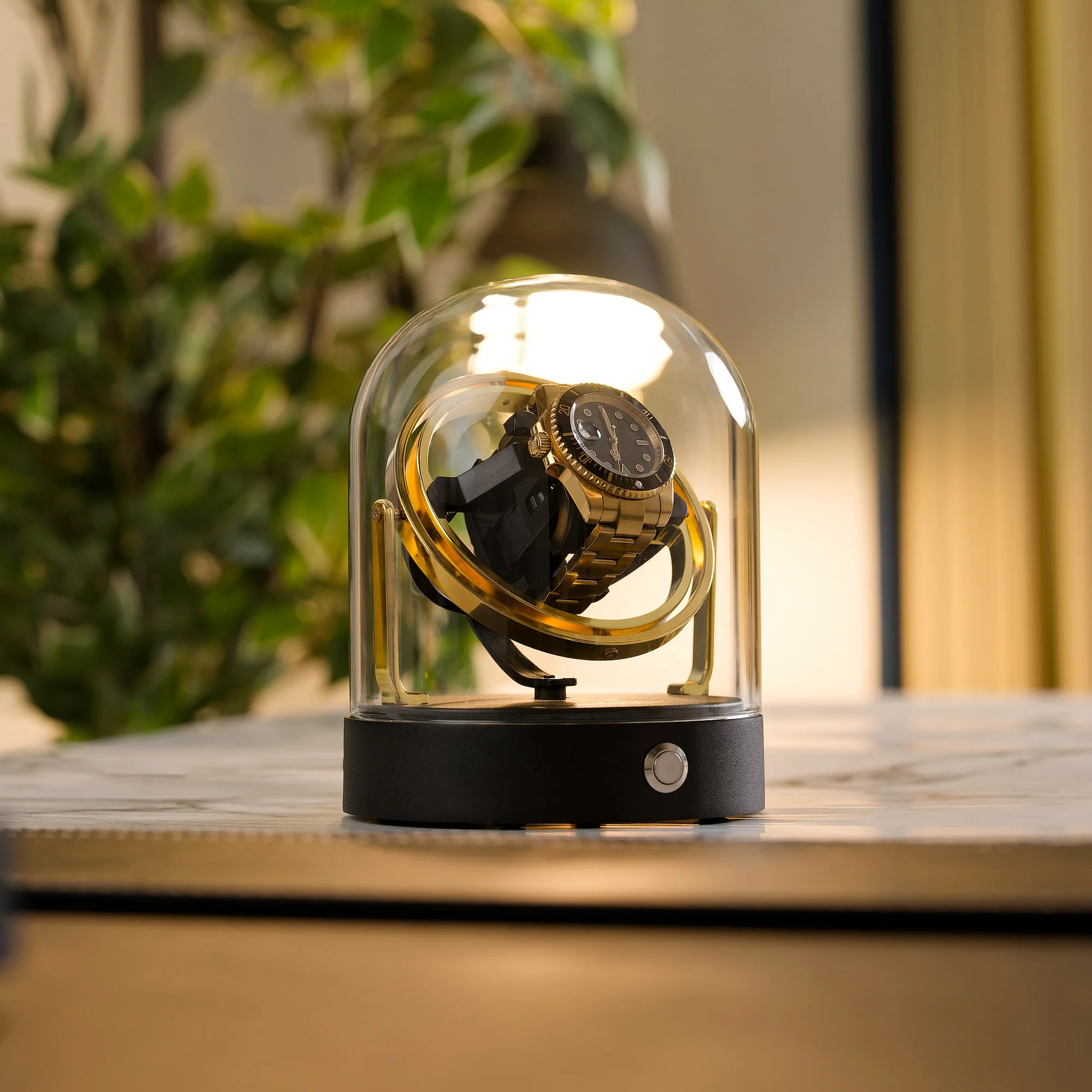 Mainspring London Gyroscope Single Slot Watch Winder MS-WIN-GYR1-06