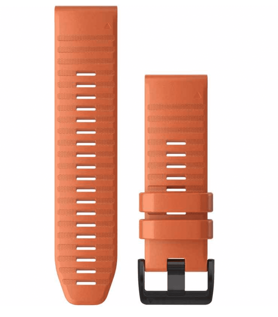 Garmin replacement strap (quick change system) silicone strap orange, 22mm, 010-12863-01