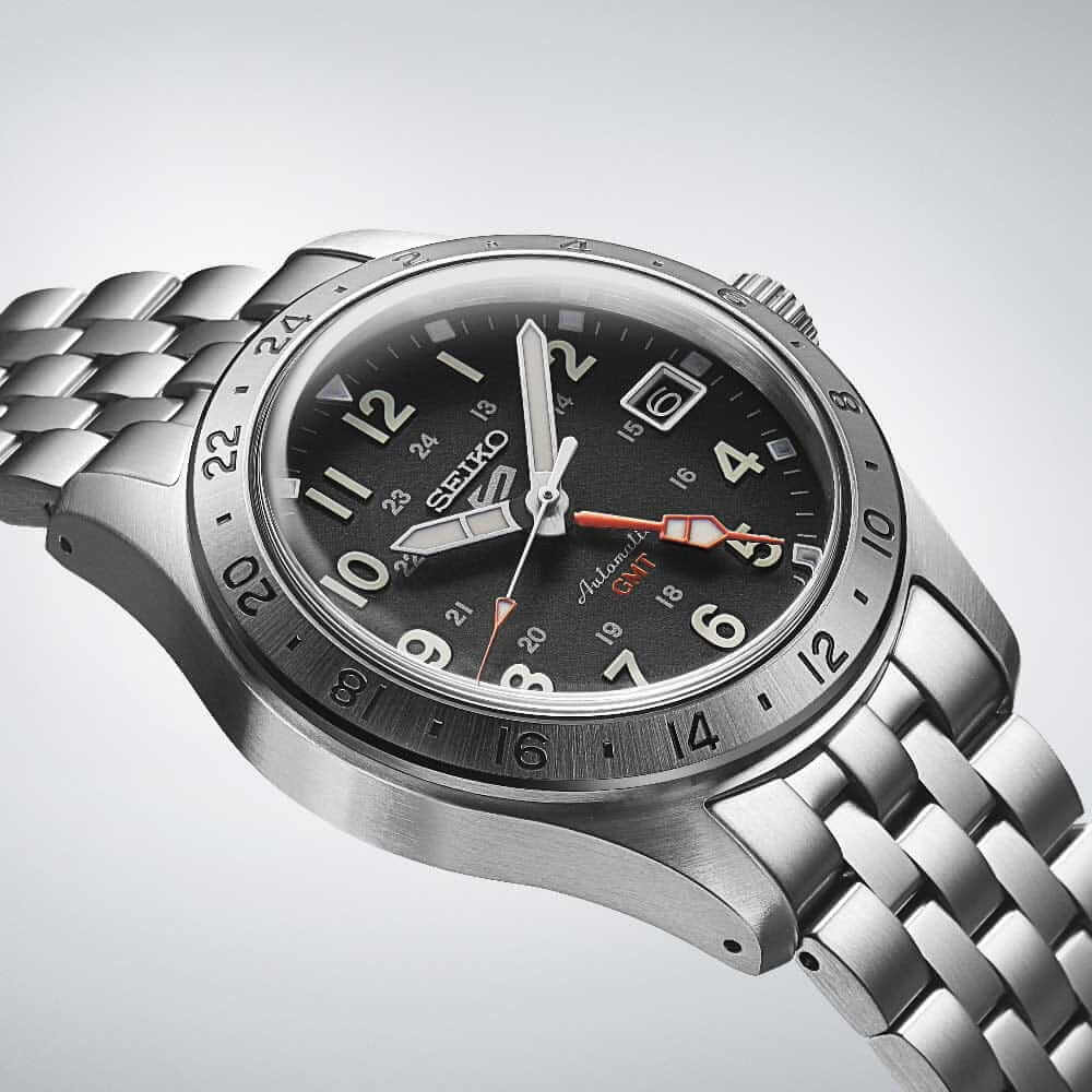 Seiko SSK023K1 5 Sports GMT Field Sports Style Men's Watch