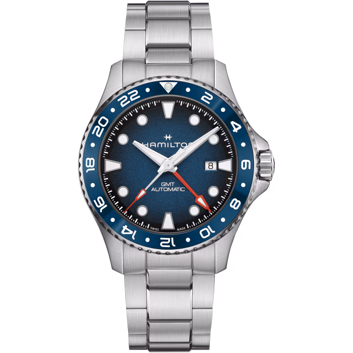 Hamilton KHAKI NAVY SCUBA AUTO GMT Blue 43MM Men's Watch H82535140