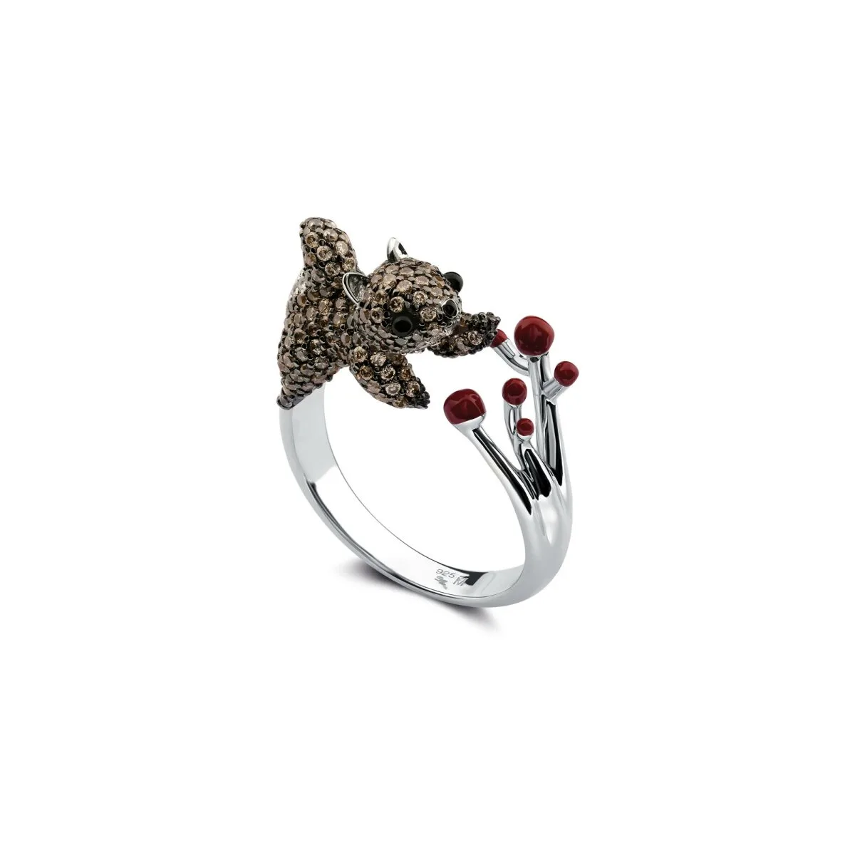 Seinerzeit Fluffy Squirrel Ring Size 56/58, SZA-1990-342-M