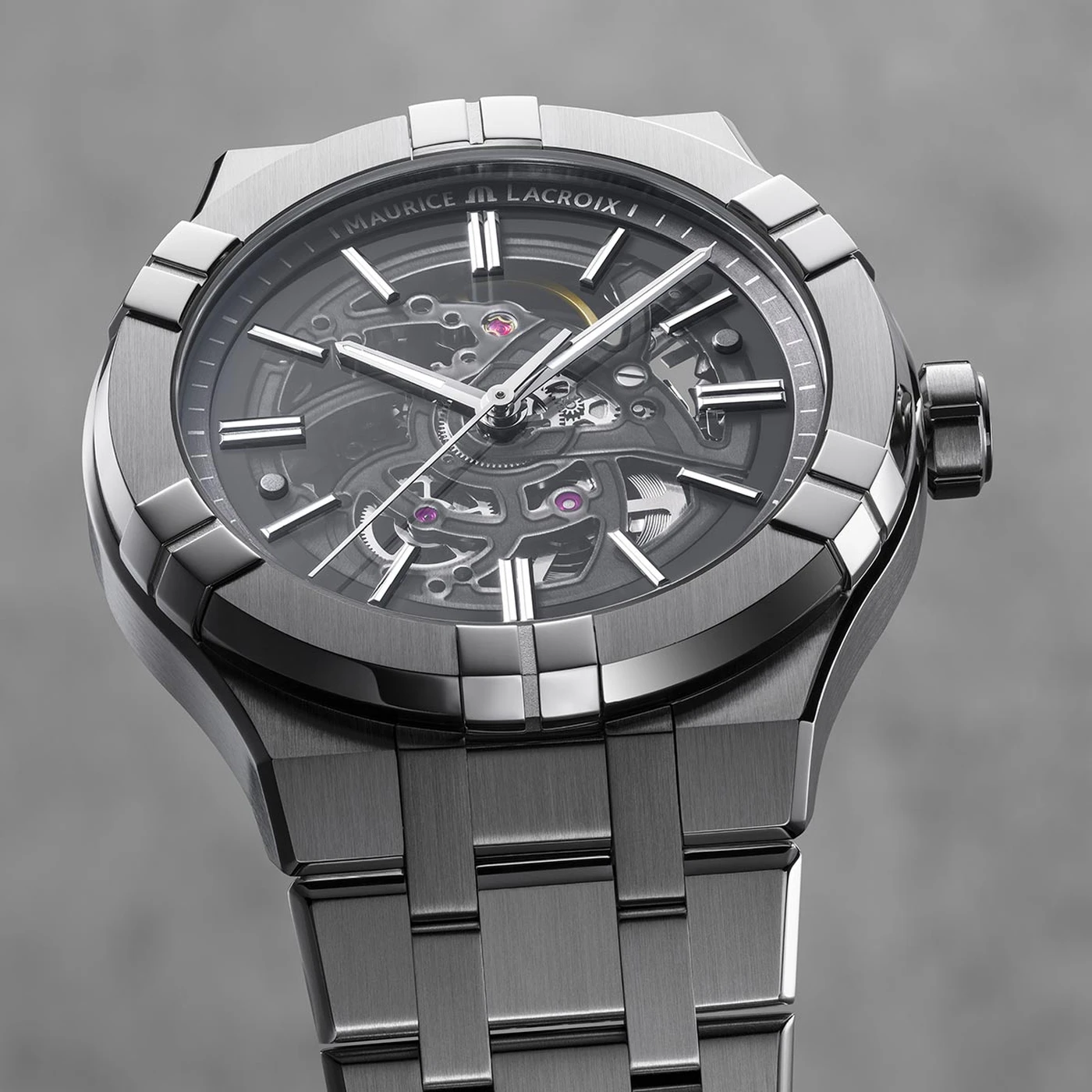 Maurice Lacroix Aikon Skeleton Automatic Men's Watch AI6008-SS002-030-1