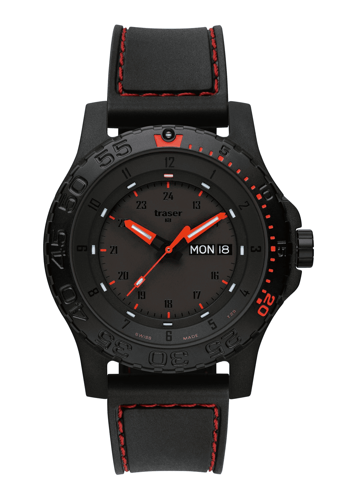 Traser H3 P66 Red Combat Men's Watch 105503