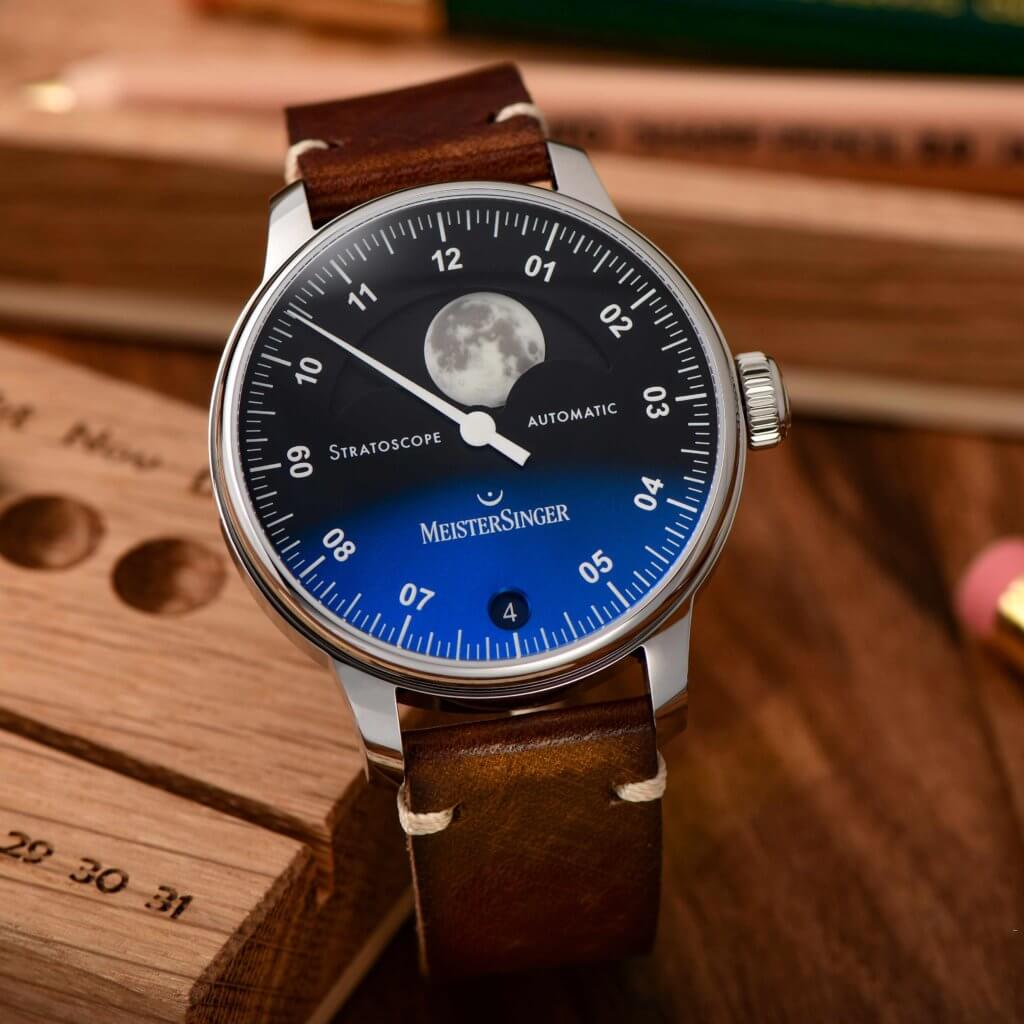 Meister Singer Stratoscope, automatic men's watch ST982