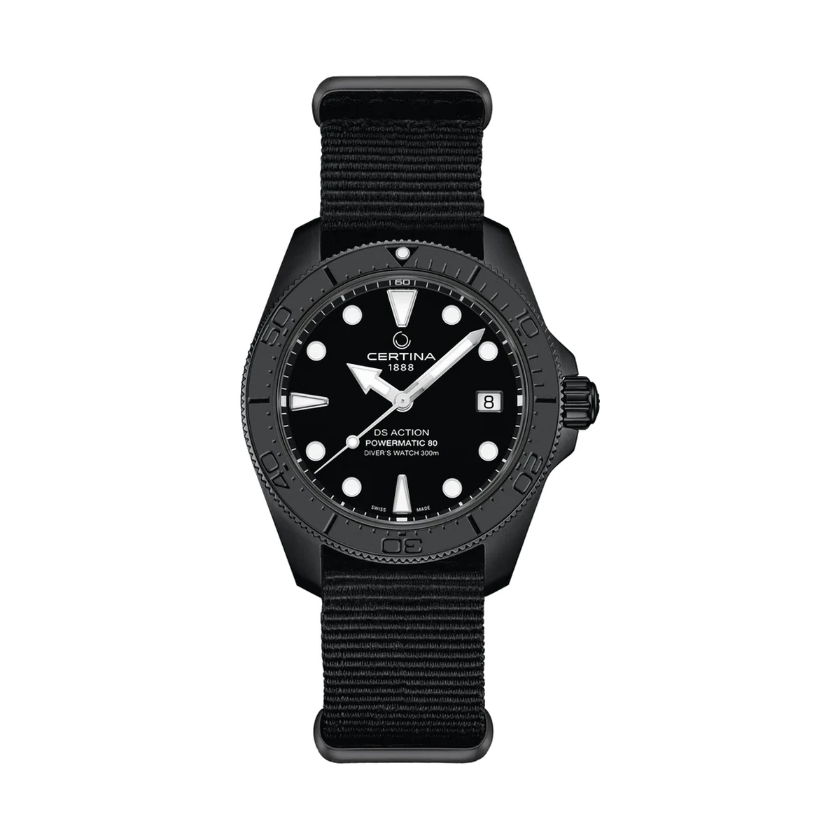 Certina DS Action Diver 38mm Powermatic 80 Men's Watch C048.807.38.051.00
