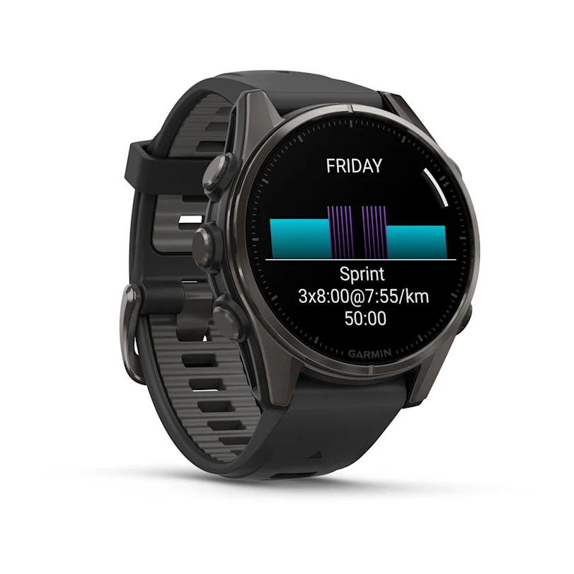 Garmin fēnix® 8 43 mm AMOLED Sapphire Black/Carbon Gray Titanium 010-02903-21