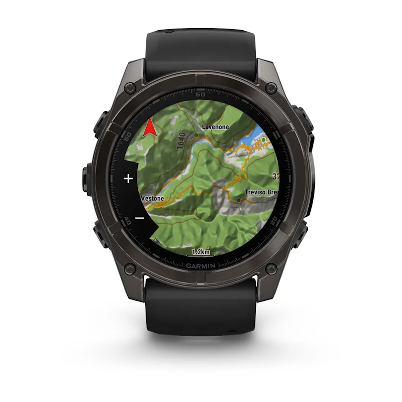 Garmin fēnix® 8 - 51 mm AMOLED Sapphire Black/Carbon Gray Titanium DLC 010-02905-21