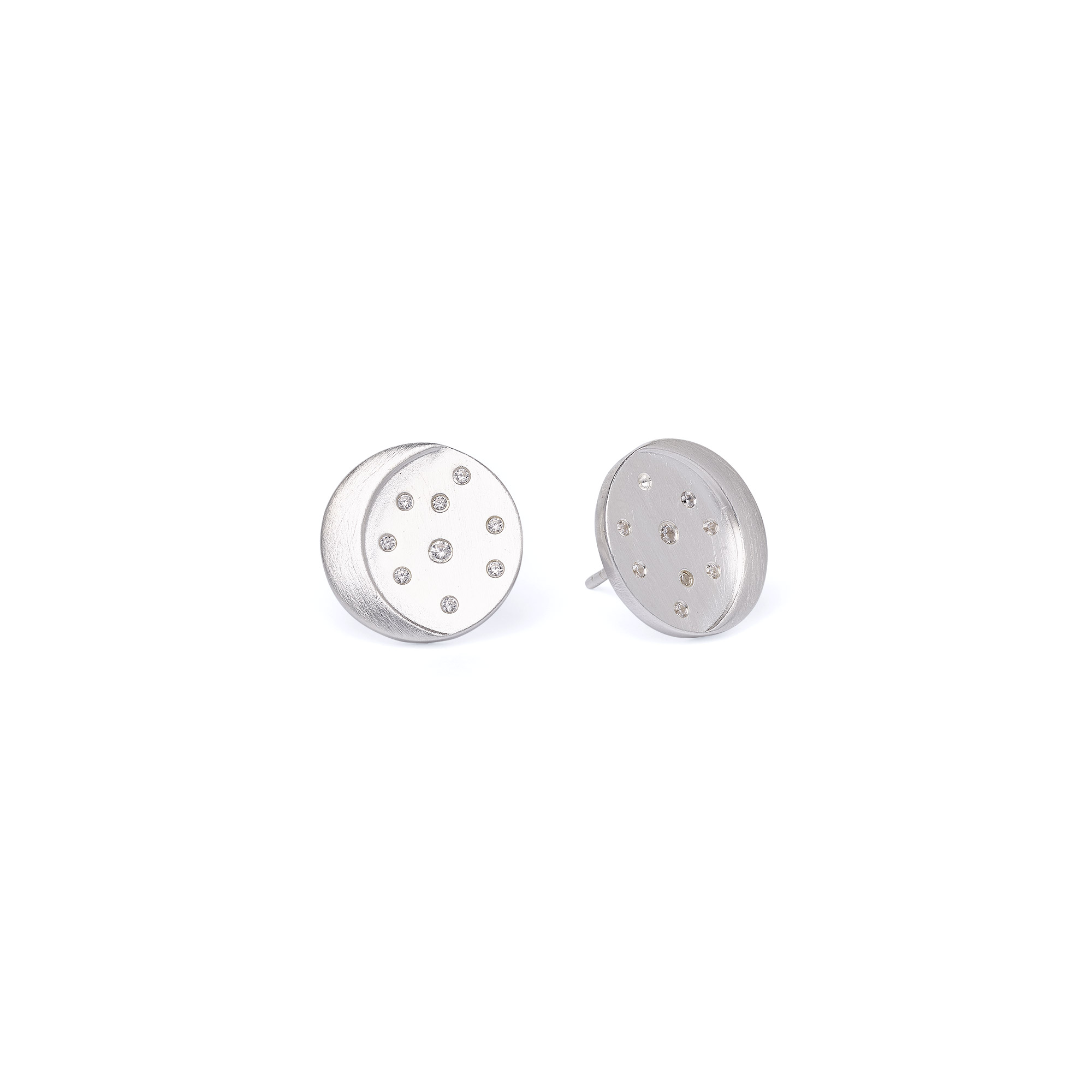Bernd Wolf Lunar Design Line Sun&Moon plug, sterling silver 925, 15mm