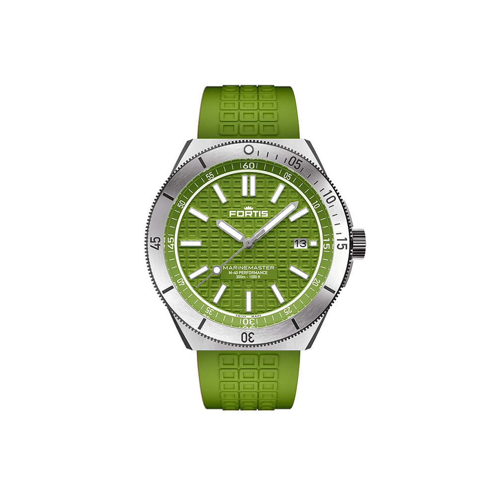 Fortis Marinemaster M-40 Woodpecker Green Men's Watch F8120007