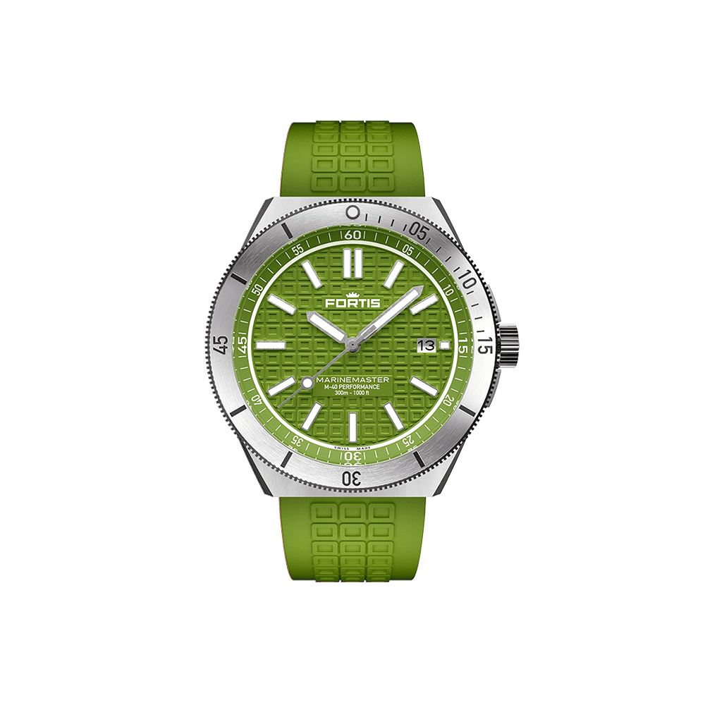 Fortis Marinemaster M-40 Woodpecker Green Men's Watch F8120007