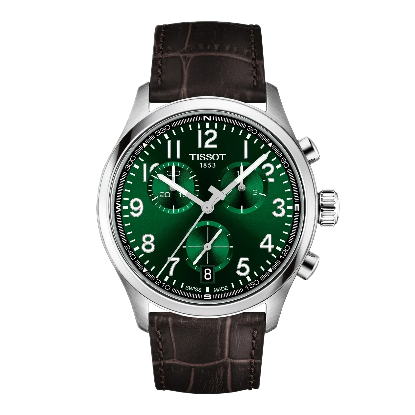 Tissot Chrono L 42mm, Swiss quartz movement, stainless steel case, leather strap, men's watch T116.417.16.092.00