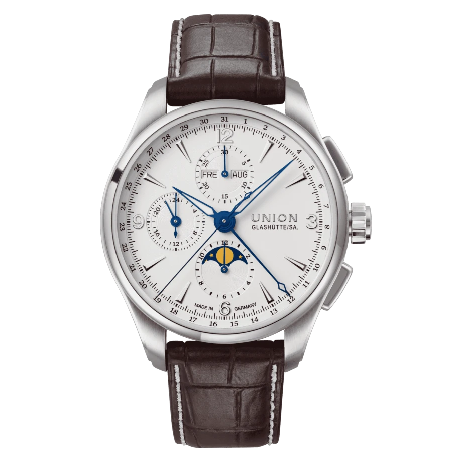 Union Glashütte Belisar Chronograph Moon Phase Men's Watch D014.425.16.017.00