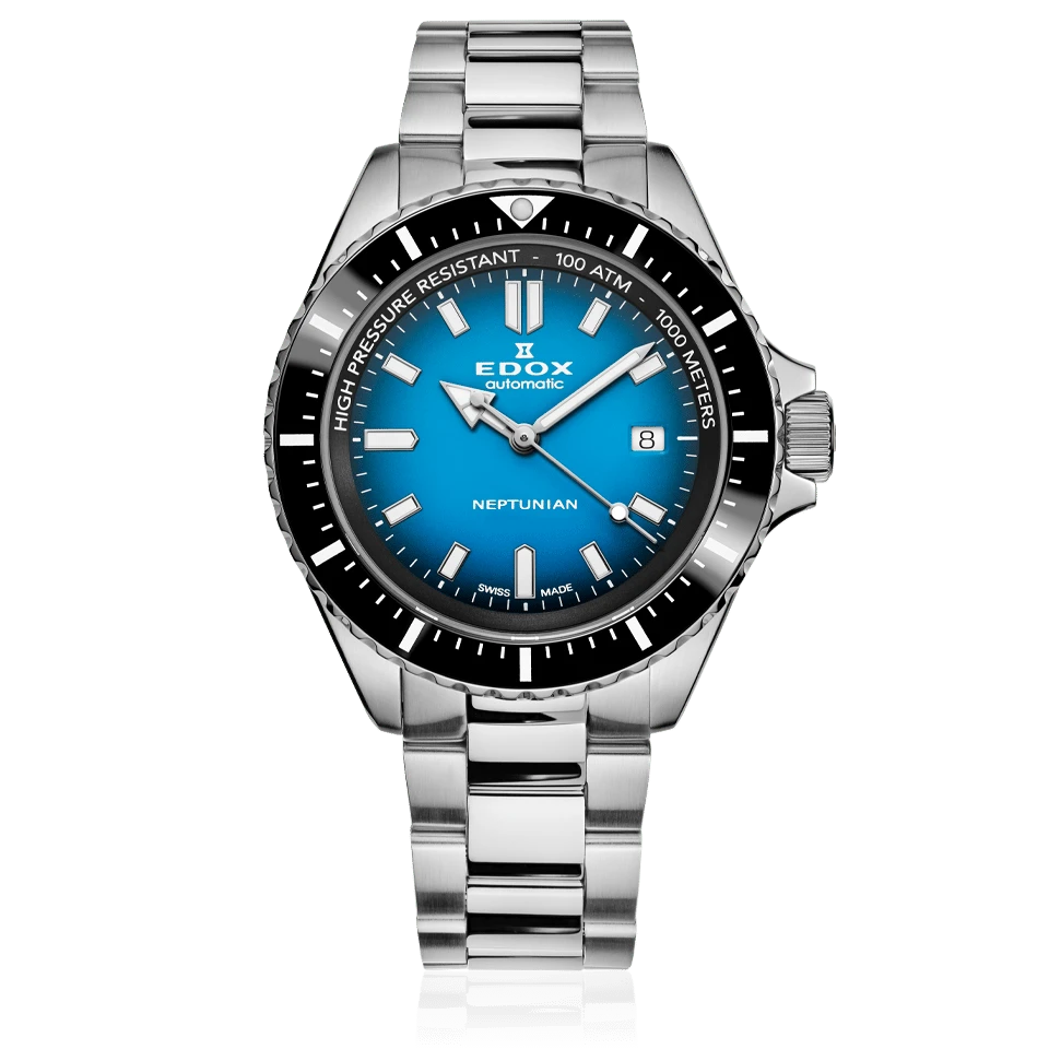 Edox Neptunian men's watch 80120 3NM BUIDN