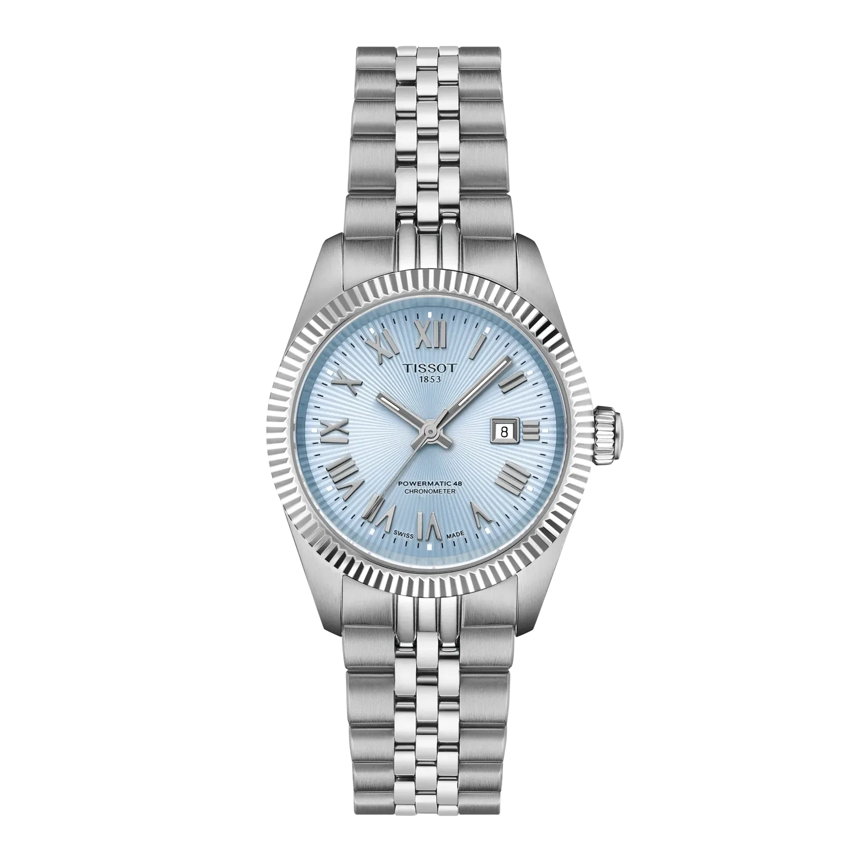 Tissot Ballade Powermatic 48 COSC 30mm Ice Blue Women's Watch T156.208.11.353.00