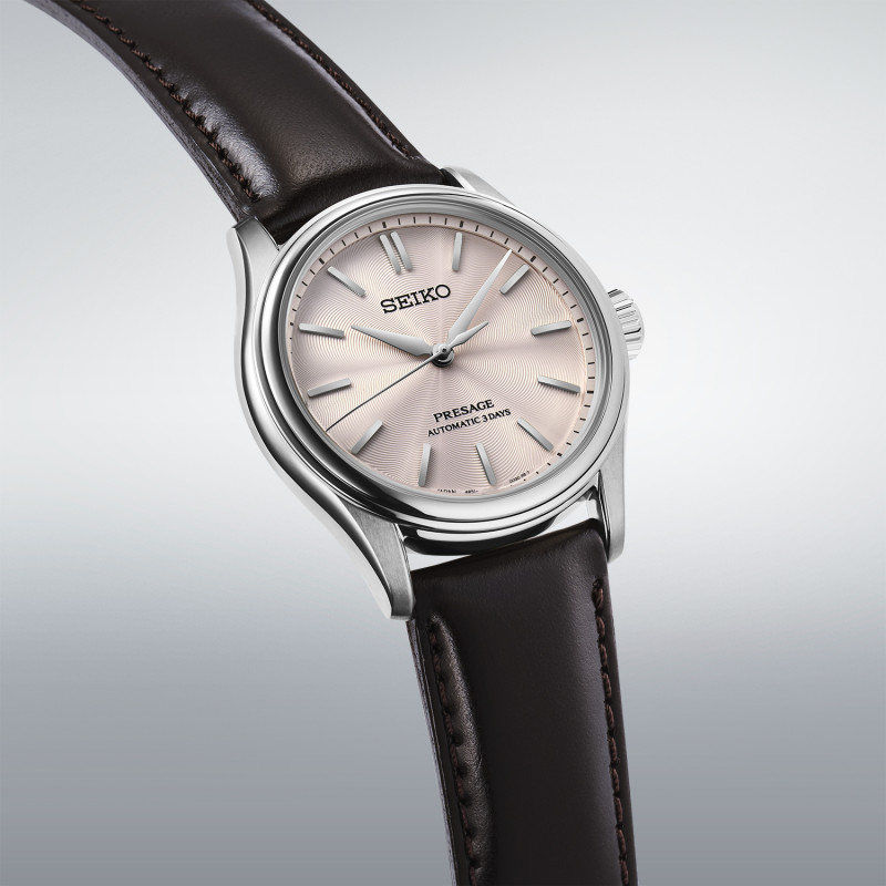 Seiko Presage Automatic 3 Hands, 38mm, Pink Men's Watch HCC003J1