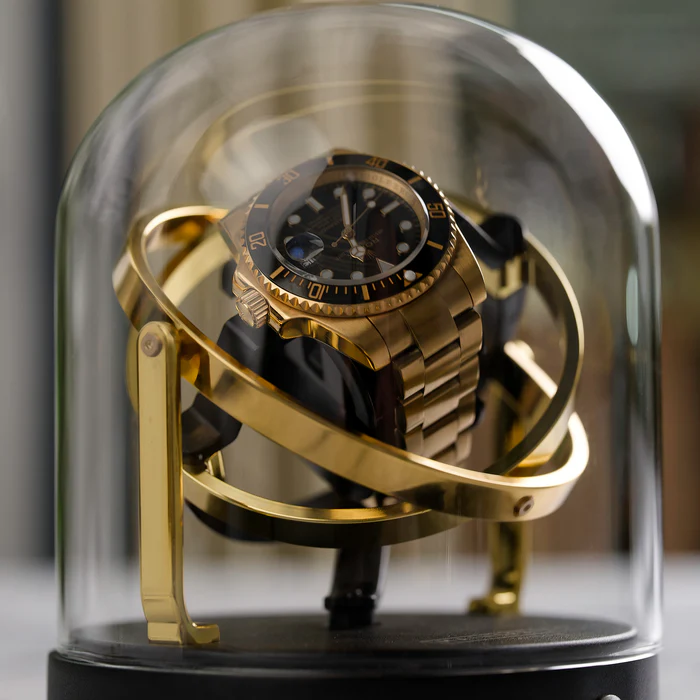 Mainspring London Gyroscope Single Slot Watch Winder MS-WIN-GYR1-06