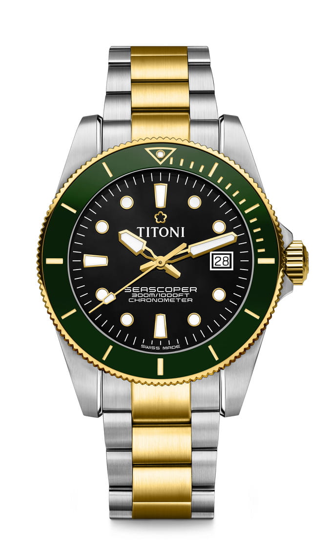 Titoni Seascoper men's watch 83300 SY-GN-248