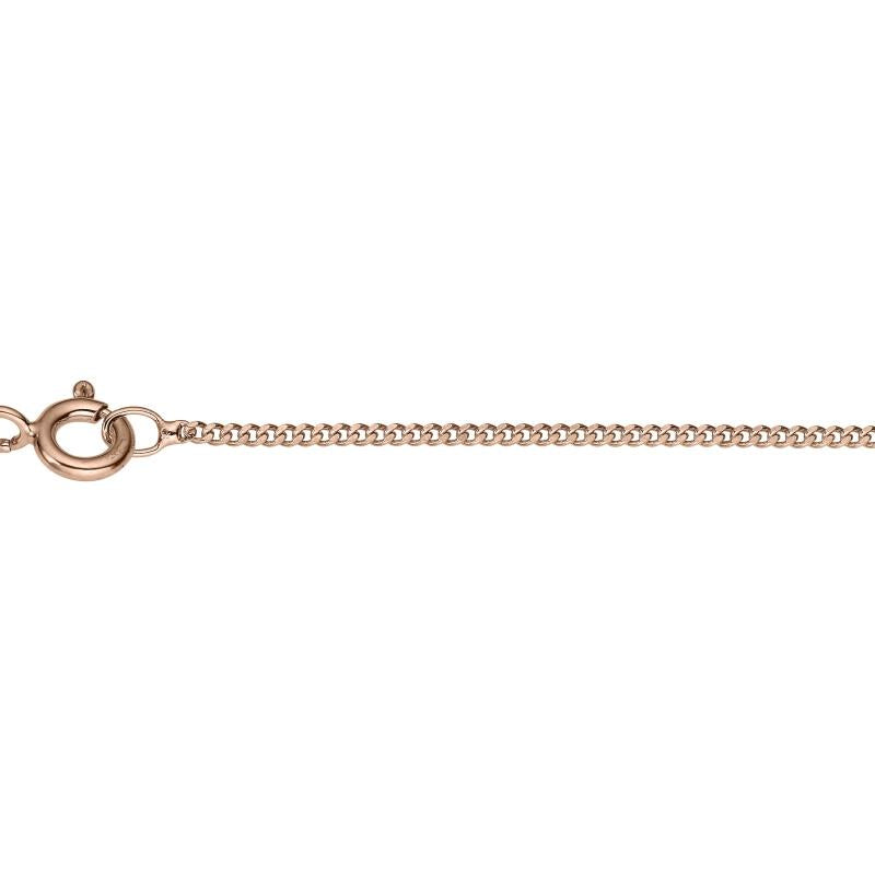 CEM 925/- Silber Halskette roségoldfarben BKSRO9249/45