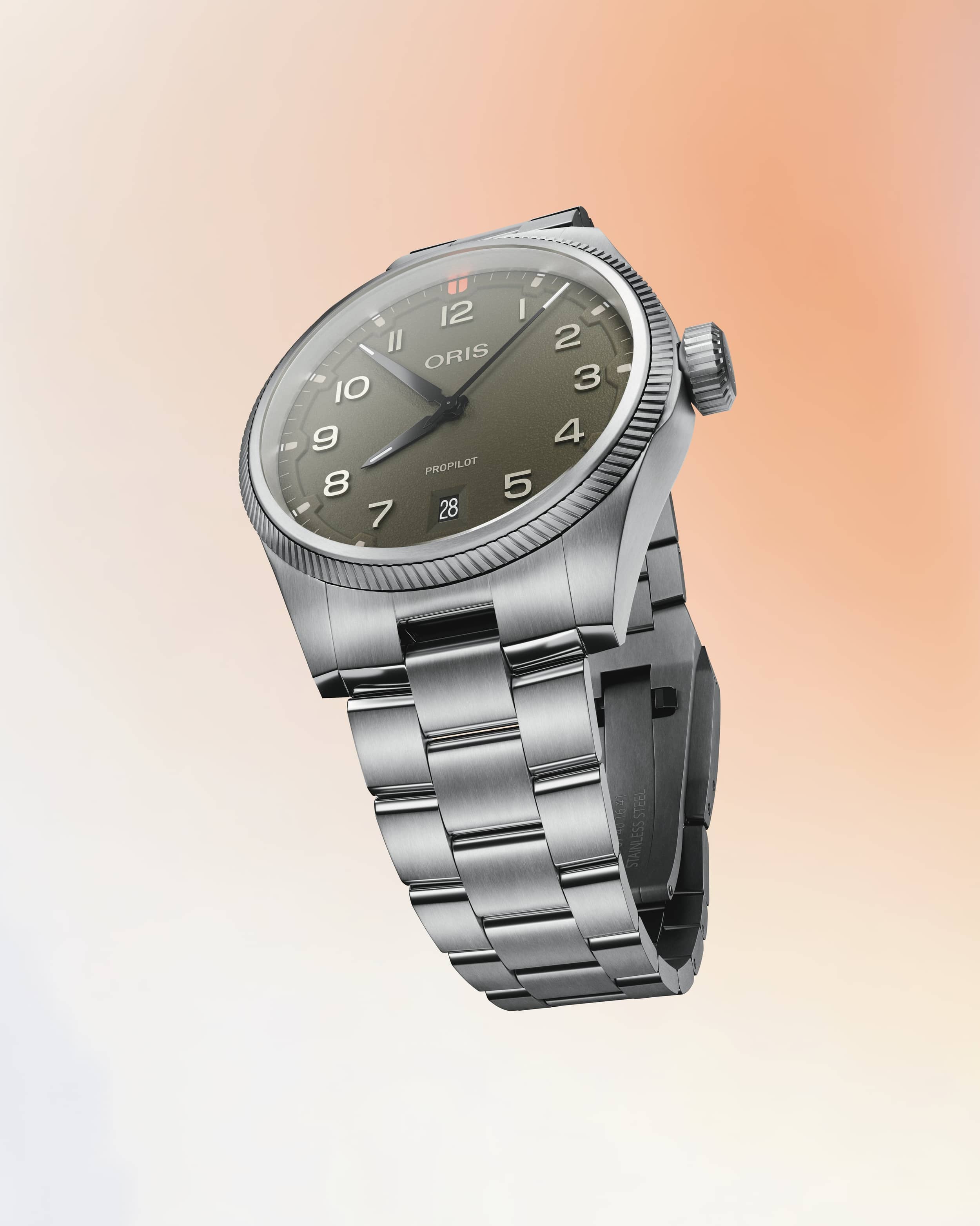 Oris ProPilot Date men's watch 01 733 7805 4167-07 8 20 04LC