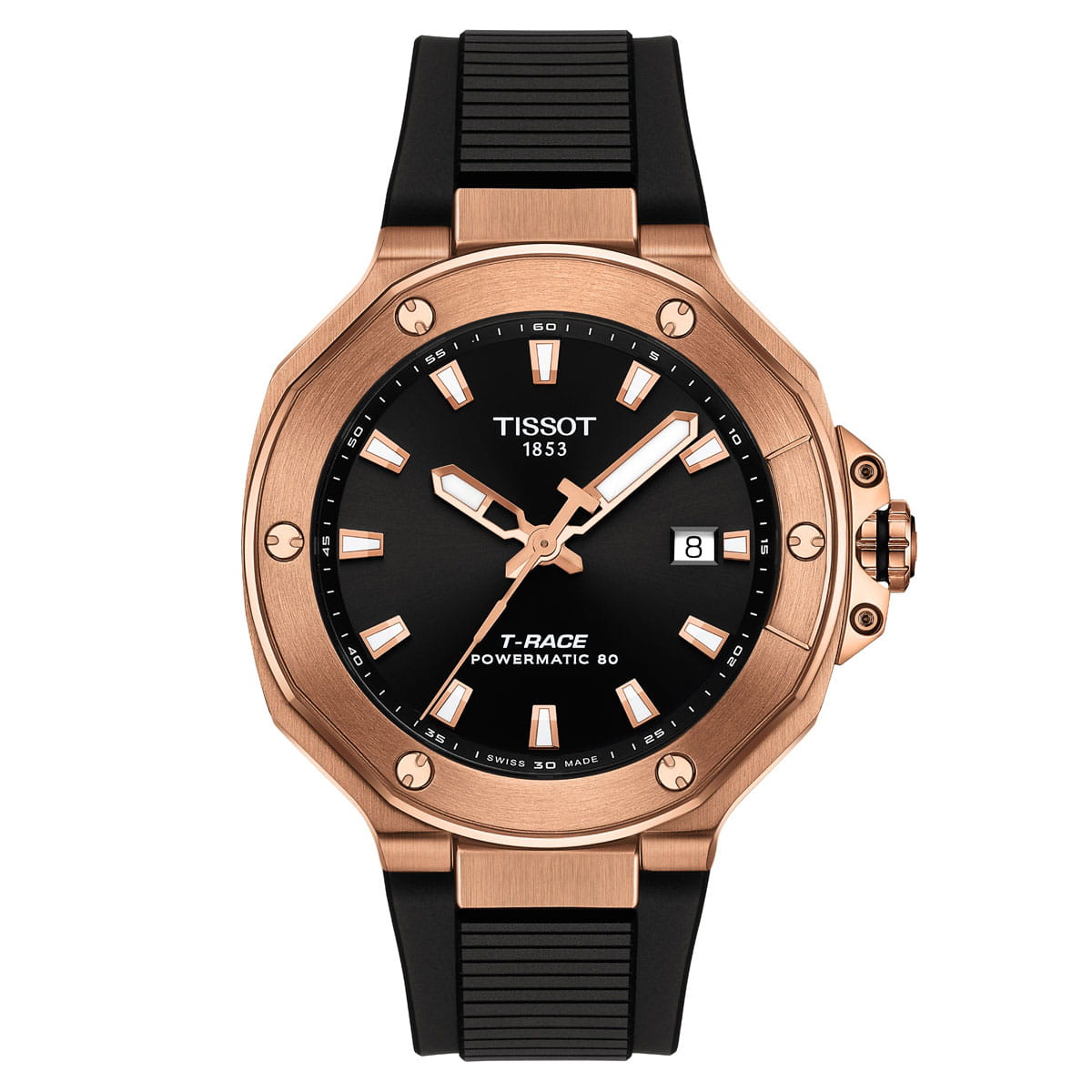 Tissot T-Race Powermatic 80 Rose Gold Men's Watch T141.807.37.051.00