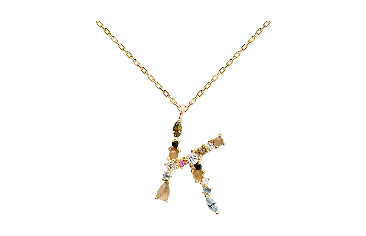PD Paola Necklace Letter K CO01-106-U