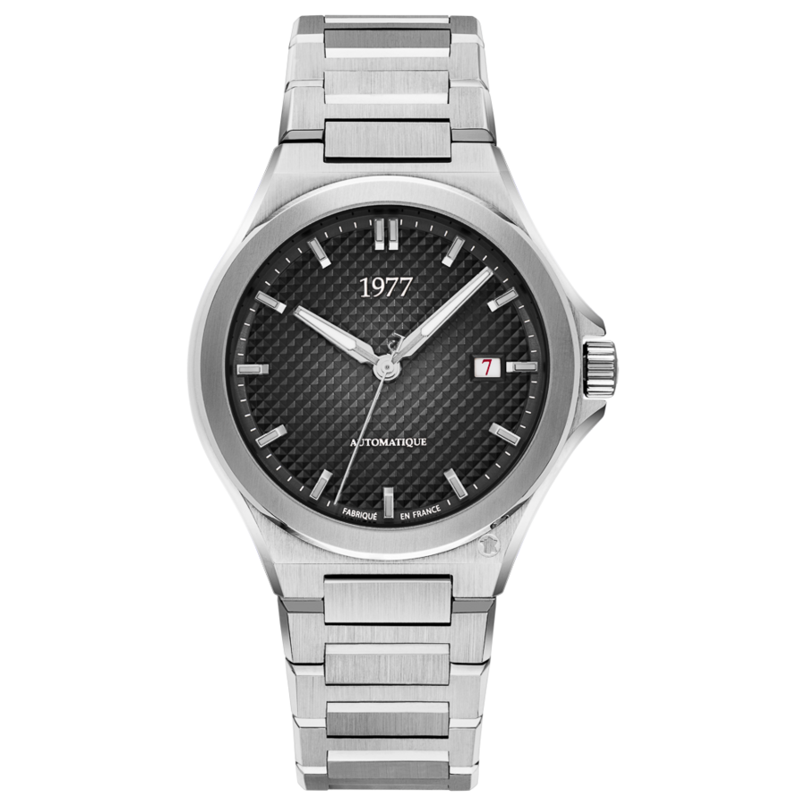 1977 ARSENE Automatique, 41 MM, Cadran Noir, Bracelet Acier 904L Men's Watch 1977P02131