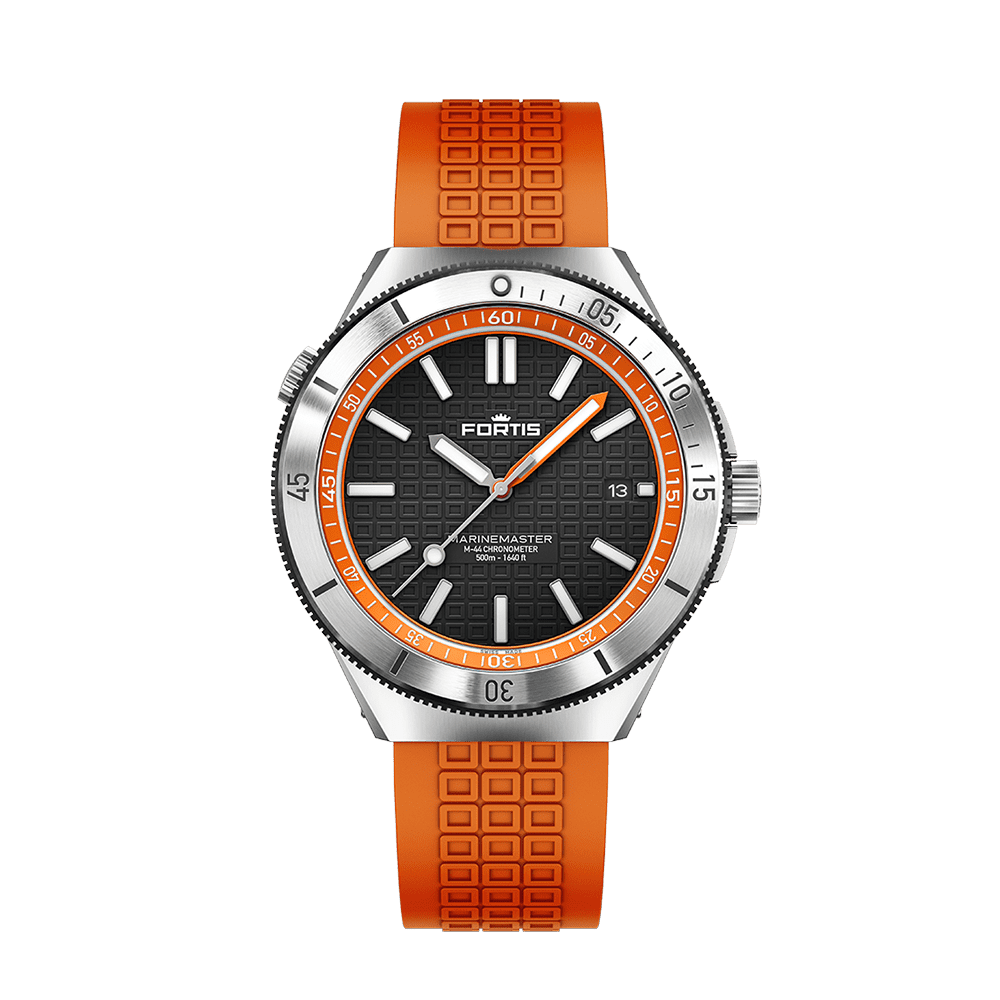 Fortis Marinemaster M-44 Amber Orange Men's Watch F8120013