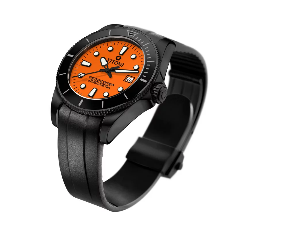 Titoni Seascoper 300 83300 B-BK-R-715 I men's watch - Limited Edition