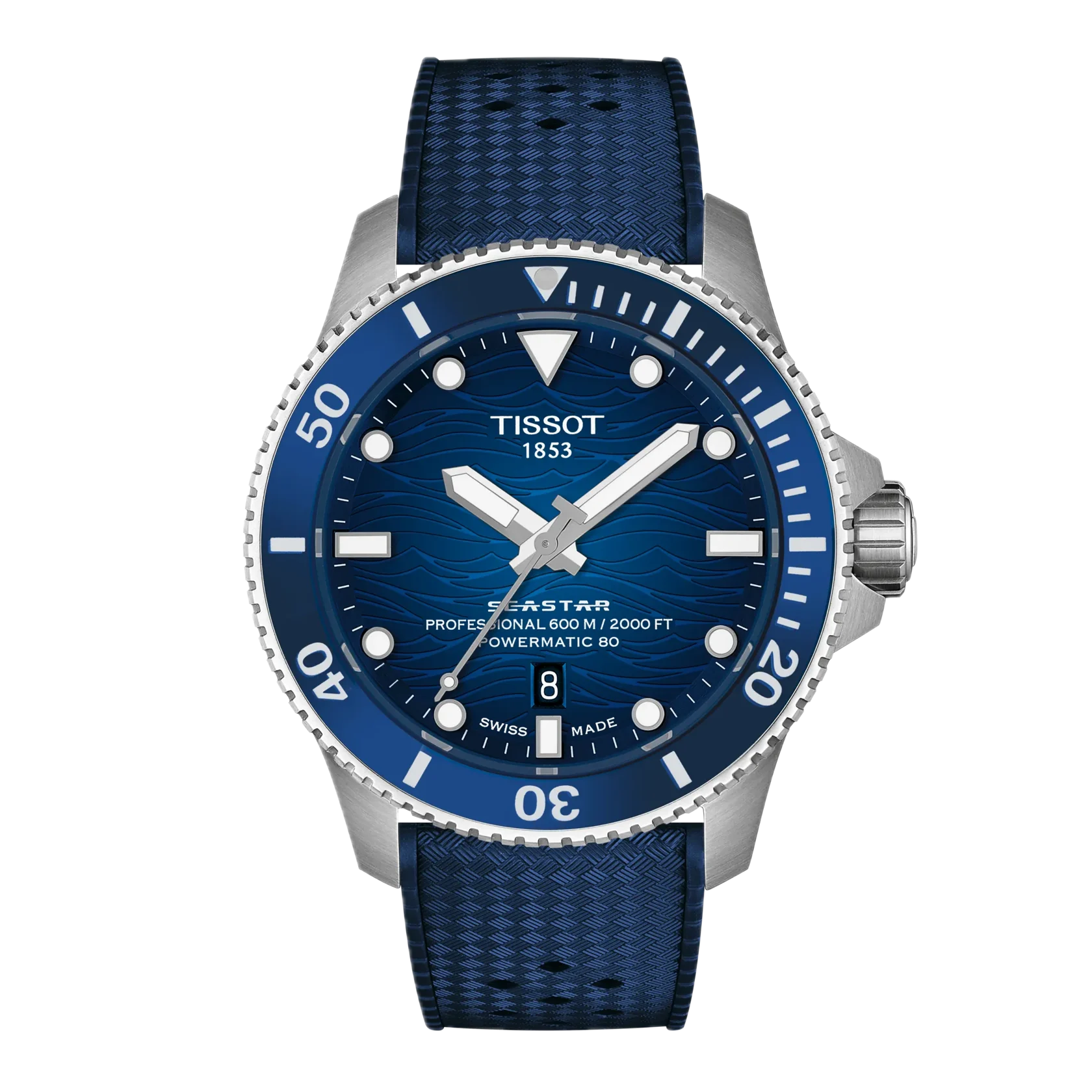 Tissot Seastar 1000 43mm, automatic movement, up to 80 hours power reserve, 30 ATM men's watch T120.907.17.041.00