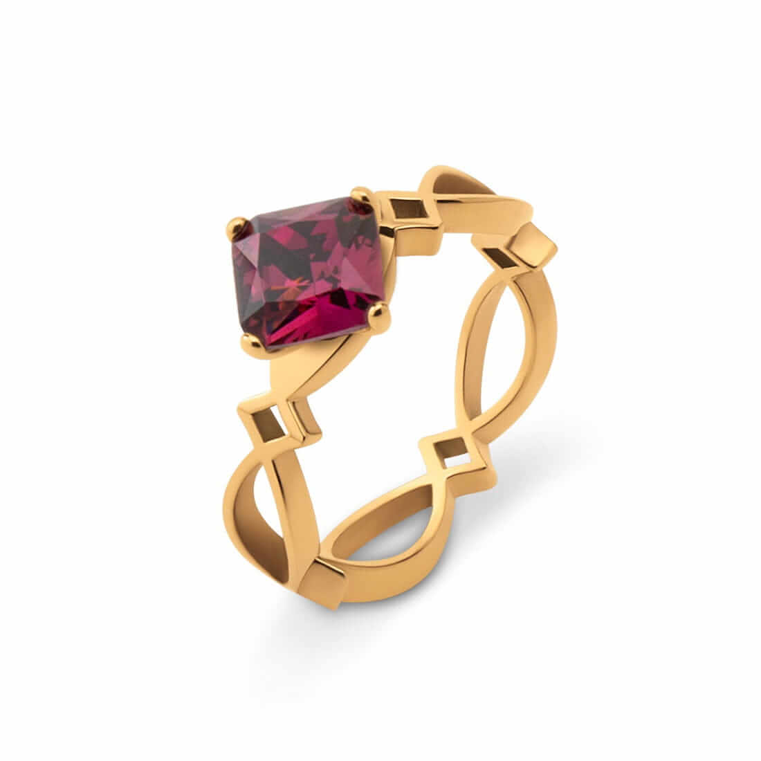 Melano Friends Twisted Trix Ring Size 56, TR33