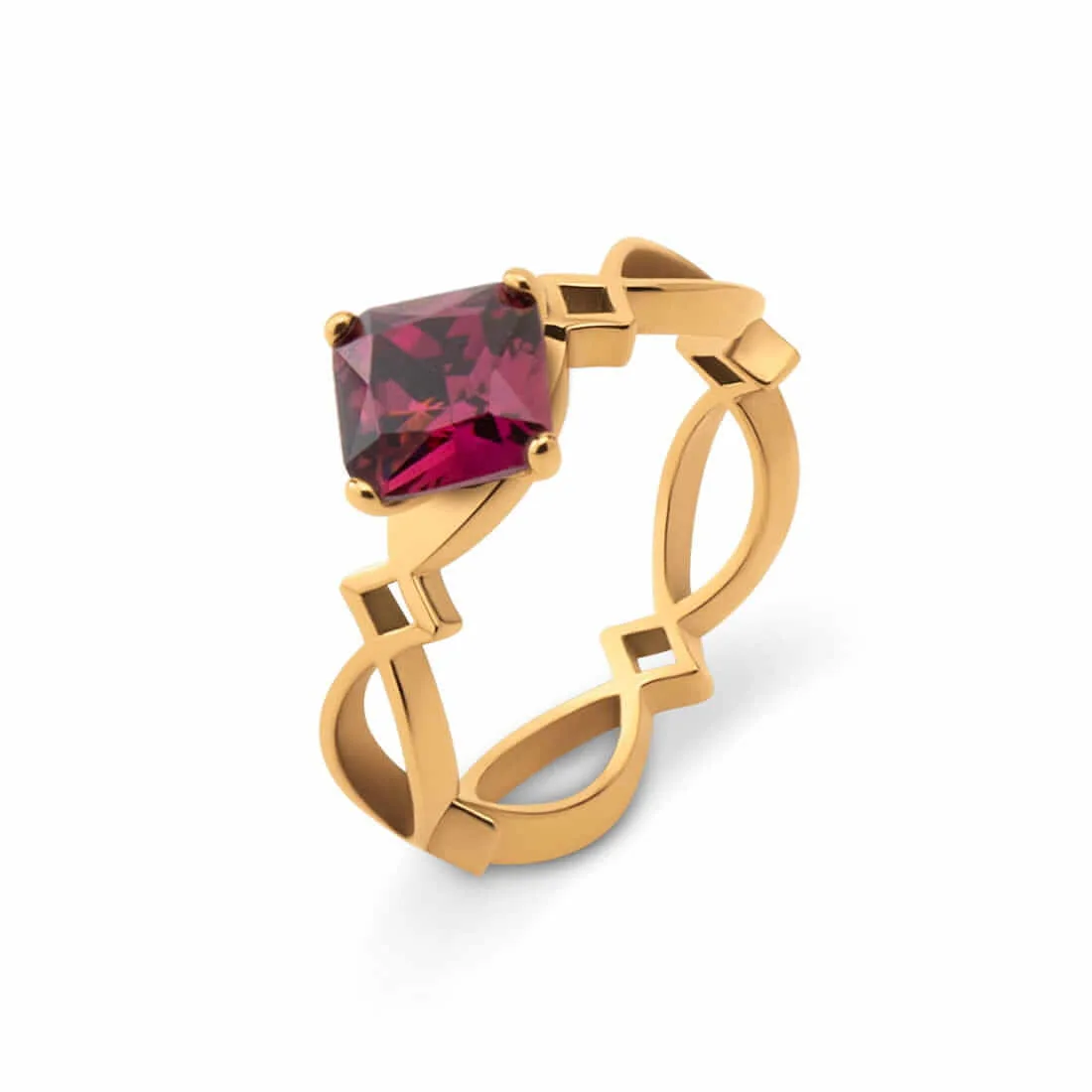 Melano Friends Twisted Trix Ring Size 56, TR33