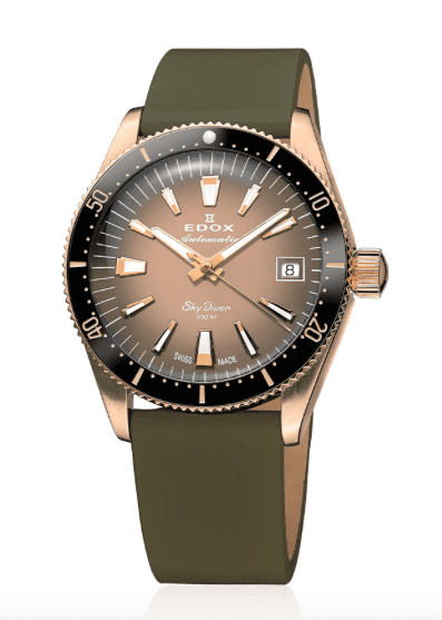 Edox SkyDiver 38 Date Automatic Limited Edition Unisex Watch 80131 37RNC VDBEI