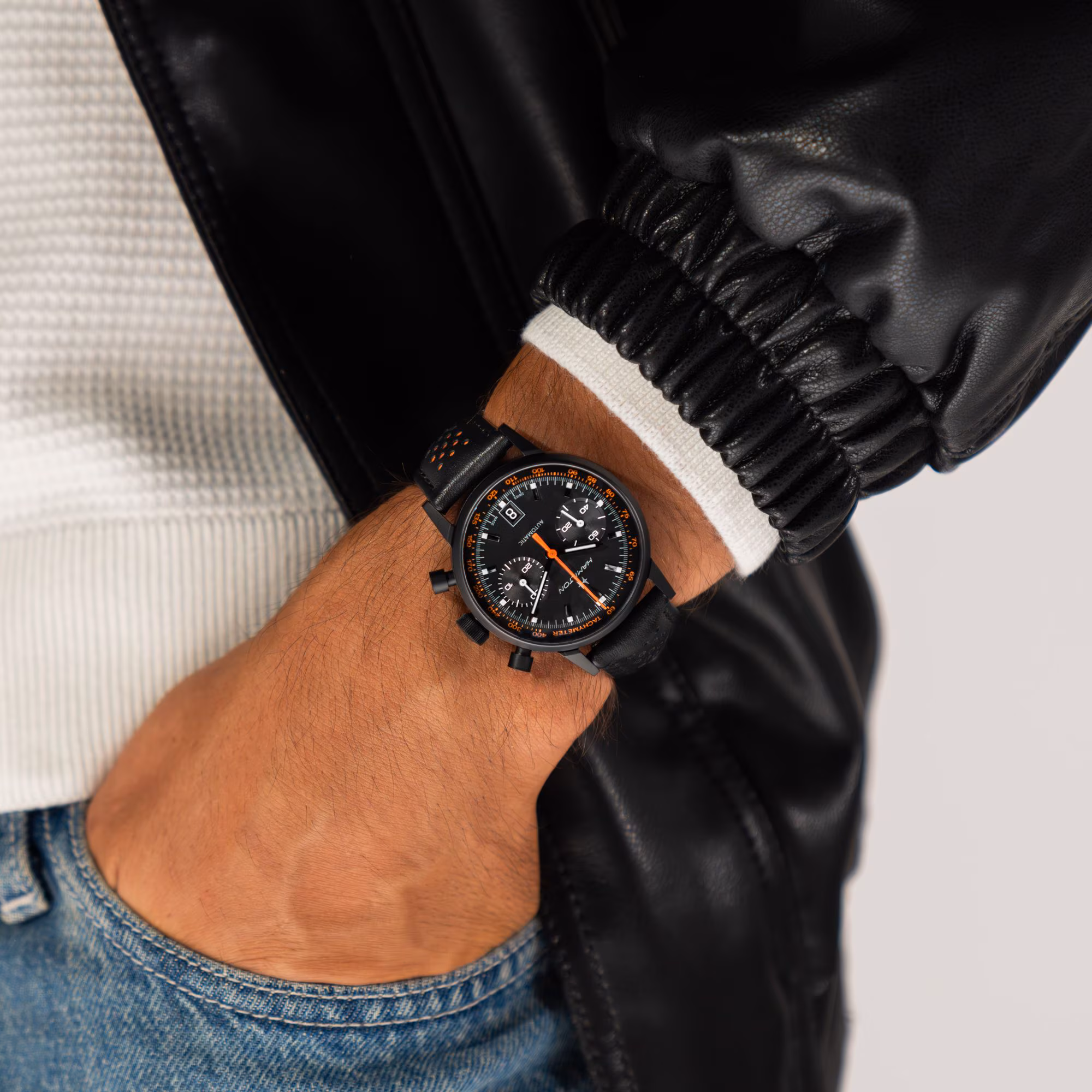 Hamilton Intra-Matic Auto Chrono 40 mm red H38446732