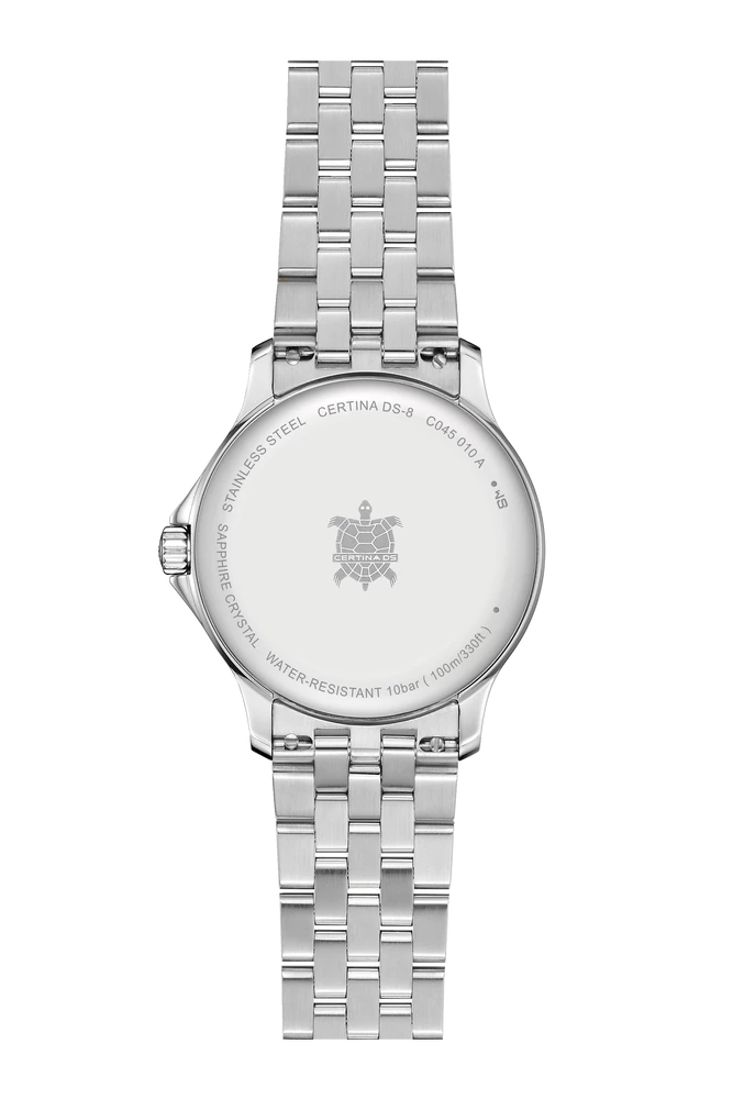 Certina DS-8 Lady 31mm Quartz, White, Stainless Steel Ladies' Watch C045.010.11.011.00