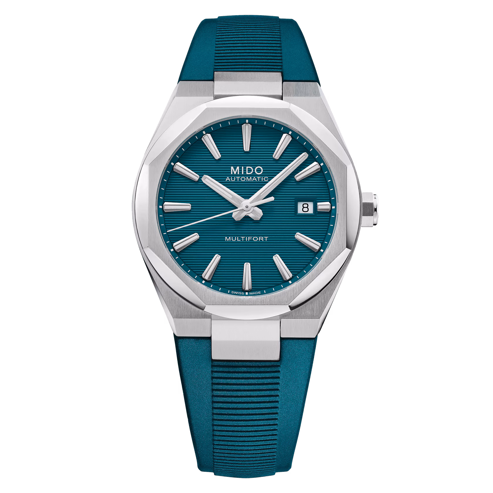 Mido Multifort 8 One Crown, Octagonal Bezel, Automatic Movement, Green Men's Watch M055.507.17.091.00