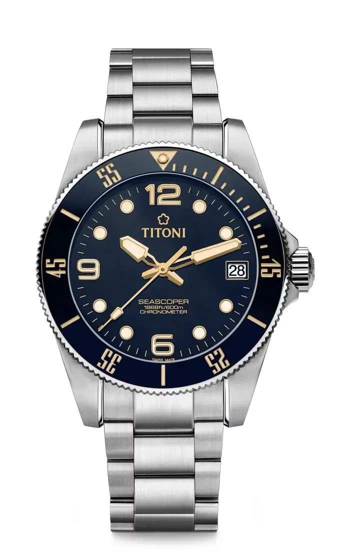 Titoni Seascoper men's watch 83600 S-BO-255 Retro