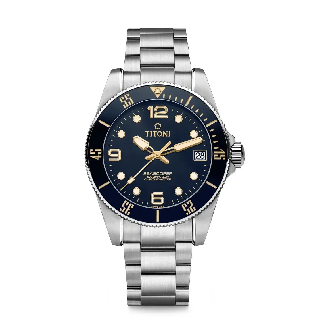 Titoni Seascoper men's watch 83600 S-BO-255 Retro