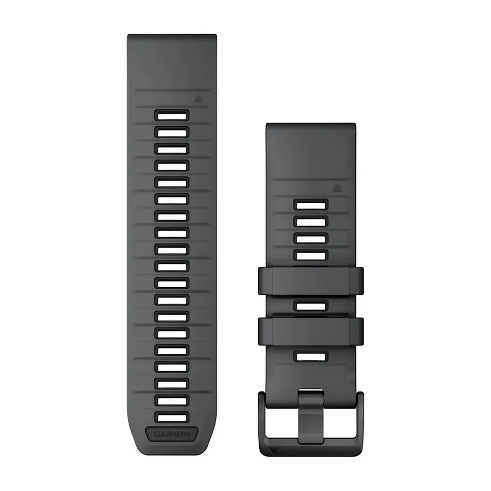 Garmin replacement band quick-release silicone Slate Gray/Black (26 mm) 010-13393-11